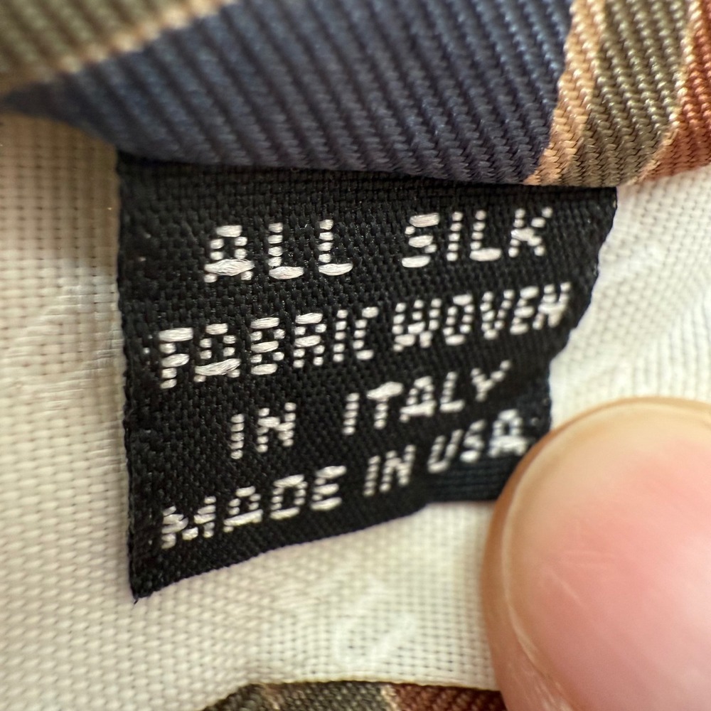Christian Dior Monsieur Necktie All Silk Geometric Made in USA - Picture 4 of 4